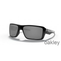 Oakley Double Edge Prizm Black Polarized Lenses Polished Black Frame Sunglasses