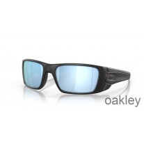 Oakley Fuel Cell Prizm Deep Water Polarized Lenses Matte Black Frame Sunglasses