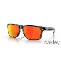 Oakley Holbrook XL Prizm Ruby Polarized Lenses Black Ink Frame Sunglasses