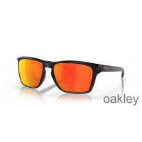 Oakley Sylas Prizm Ruby Polarized Lenses Black Ink Frame Sunglasses