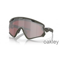 Oakley Wind Jacket 2.0 Prizm Snow Black Iridium Lenses Matte Olive Frame Sunglasses