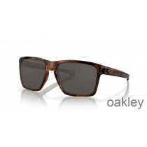 Oakley Sliver XL Warm Grey Lenses Matte Brown Tortoise Frame Sunglasses