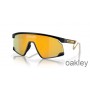 Oakley BXTR Metal Prizm 24K Lenses Matte Black Frame Sunglasses