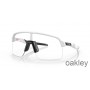Oakley Sutro Lite Clear to Black Iridium Photochromic Lenses Matte White Frame Sunglasses