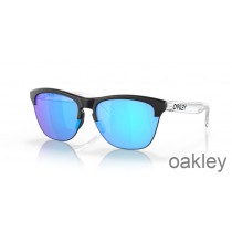Ochelari de soare Oakley Frogskins Lite Prizm Safir Lentilele Mat Negru Cadru