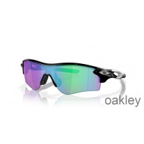 Oakley RadarLock Path (Low Bridge Fit) Prizma Golf Lensleri Parlak Siyah Çerçeve Güneş Gözlüğü