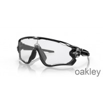 Sluneční brýle Oakley Jawbreaker z čirého až černého iridiového fotochromatického leštěného černého rámu