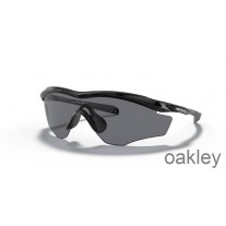 Sluneční brýle Oakley M2 rám XL šedé leštěné černé obroučky