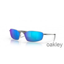 Sluneční brýle Oakley Whisker Prizm Safír Polarizované čočky Satin Chrome Rám