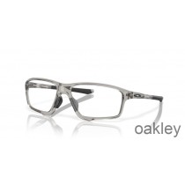 Oakley Crosslink Zero (Low Bridge Fit) Polierte graue Schattenbrille