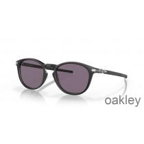 Oakley Pitchman R Sonnenbrille mit grauen Prizm-Gläsern und satiniertem schwarzen Rahmen
