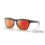 Oakley Manorburn Sonnenbrille mit Prisma Ruby-Gläsern und schwarzem Tintenrahmen