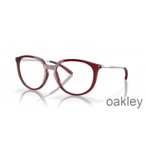 Oakley BMNG polerade genomskinliga tegelröda glasögon