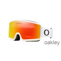 Oakley Target Line S Snow Goggles Matte White Fire Iridium OO7122 07