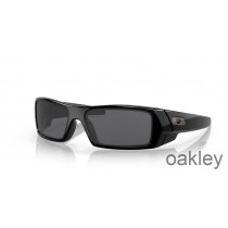 Occhiali da sole Oakley Gascan con lenti grigie e montatura nera lucida
