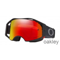 Oakley Airbrake MTB Goggles Black Gunmetal Prizm MX Torch Iridium OO7107 01