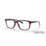 Occhiali da vista Oakley Leadline Satin Brick Rosso