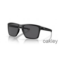 Óculos de sol Oakley Sliver XL cinza com lentes polarizadas fosco preto