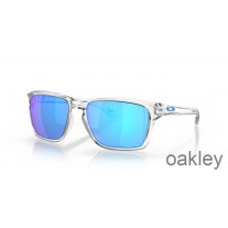 Óculos de sol Oakley Sylas Prizm Safira com armação transparente polida