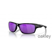Óculos de sol Oakley Canteen Tolet Iridium polarizados com armação preta polida
