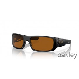 Óculos de sol Oakley Virabrequim Dark Bronze com armação preta fosca