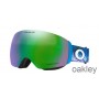 Óculos de neve Oakley Flight Deck M Mikaela Shiffrin Signature Series Azul Prizm Neve Jade Iridium OO7064 C0