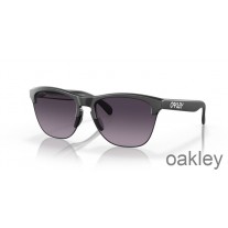 Oakley Frogskins Lite Prizm Lionsaí Grádáin Liath Neamhlonrach Spéaclaí gréine Fráma Dubh