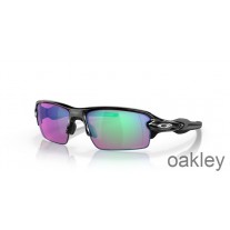 Oakley Flak 2.0 (Low Bridge Fit) Prizm Golf Lenses Polished Black Frame Sunglasses