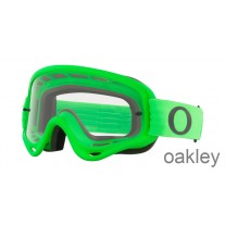 Oakley O Frame MX Goggles Moto Green Clear OO7029 64