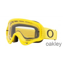 Oakley O Frame MX Goggles Moto Yellow Clear OO7029 65