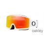 Oakley Target Line S Snow Goggles Matte White Fire Iridium OO7122 07
