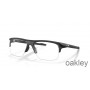 Saténové čierne okuliare Oakley Plazlink