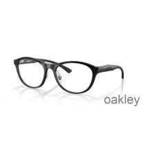 Satynowe czarne okulary korekcyjne Oakley Draw Up
