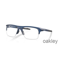 Matowe półprzezroczyste niebieskie okulary Oakley Plazlink