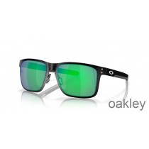 Okulary przeciwsłoneczne Oakley Holbrook Metal Jade Iridium z matowymi czarnymi oprawkami