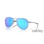 Okulary przeciwsłoneczne Oakley Contrail Prizm szafir Soczewki z satynową chromowaną oprawką