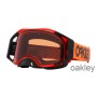 Gogle MX Oakley Airbrake Moto Pomarańczowe Prizm MX Bronze OO7046 D5 00