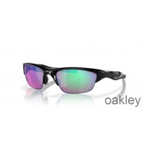 Oakley Half Jacket 2.0 (ajuste de puente bajo) Lentes Premio Golf Gafas de sol con montura negra pulida