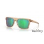 Oakley Leffingwell Premio Jade Lentes Gafas de sol con montura sepia mate