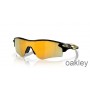 Oakley RadarLock Path (ajuste de puente bajo) Premio 24K lentes polarizadas gafas de sol con montura negra pulida