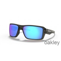 Lunettes de soleil Oakley Double Edge Prisme Saphir verres polarisés monture fumée grise