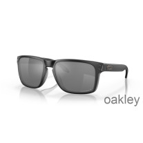 Lunettes de soleil Oakley Holbrook XL Prisme verres polarisés noirs monture noire mate