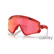 Lunettes de soleil Oakley Wind Jacket 2.0 Prisme Neige Torch, verres mats à monture Redline