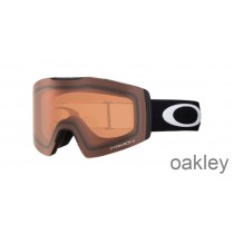 Lunettes de ski Oakley Fall Line M Mat Noir Prisme Neige Persimmon OO7103 17