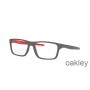 Lunettes de vue Oakley Port Bow Satin Light Steel
