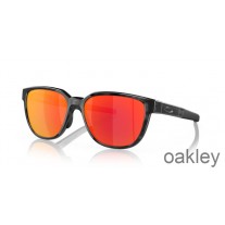 Oakley Actuator (Low Bridge Fit) Prizm Ruby Lenses Black Tortoise Frame Sunglasses
