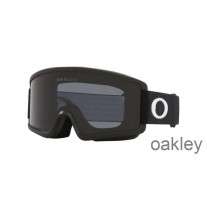 Oakley Target Line S Snow Goggles Matte Black Dark Grey OO7122 01