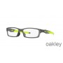 Oakley Crosslink (Low Bridge Fit) Polished Grey Smoke Eyeglasses