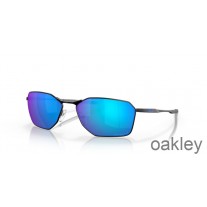 Oakley Savitar Prizm Saffier gepolariseerde lenzen satijnzwart frame zonnebril