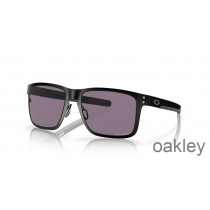 Oakley Holbrook Metal Prizm grijze lenzen matzwart frame zonnebril